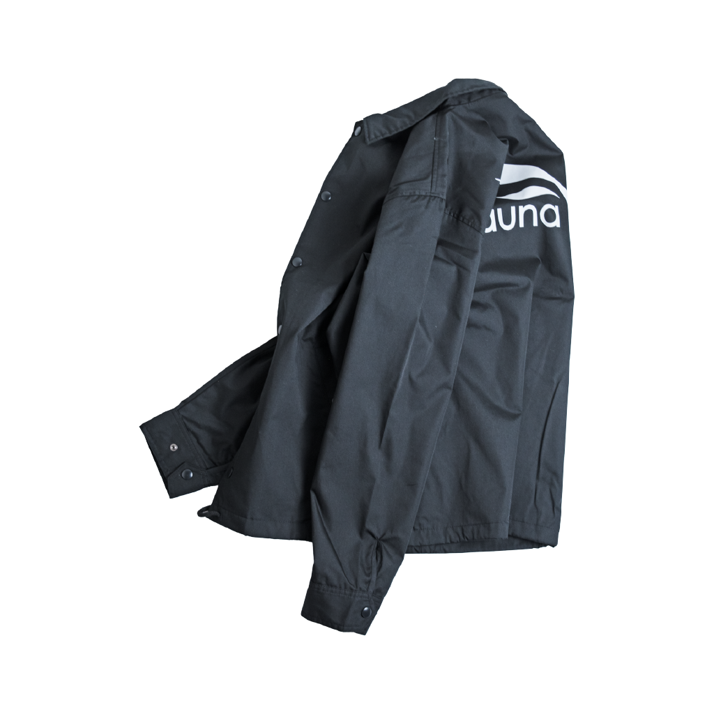 サウナバイブスバックプリント コーチジャケット