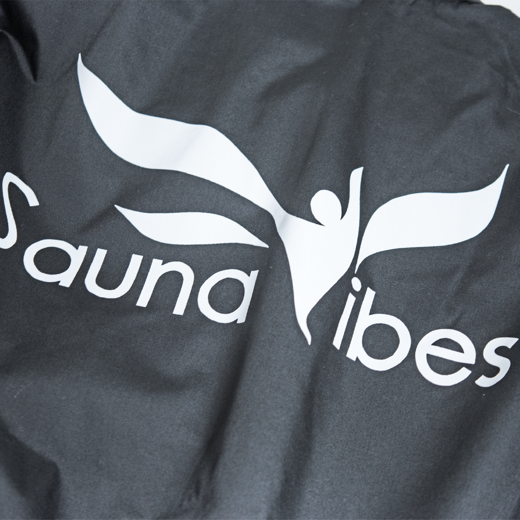 サウナバイブスバックプリント コーチジャケット